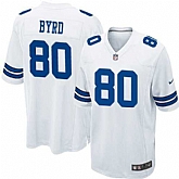 Nike Men & Women & Youth Cowboys #80 Byrd White Team Color Game Jersey,baseball caps,new era cap wholesale,wholesale hats